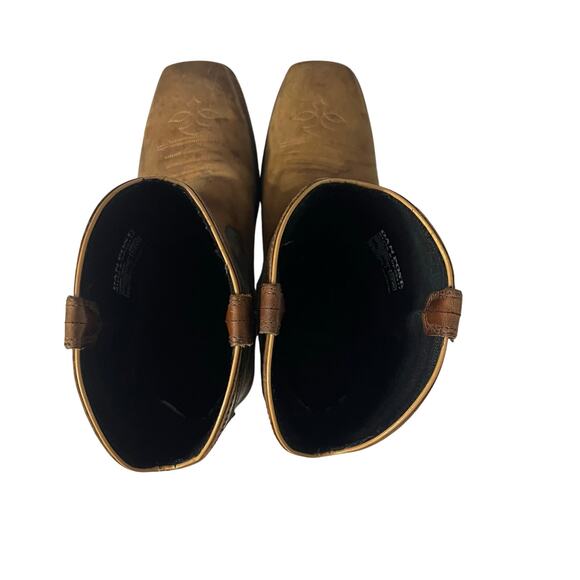 DAN POST MEN'S STORM TIDE WP Leather Western Work Boot DP56417 Brown 13 W - Picture 7 of 9